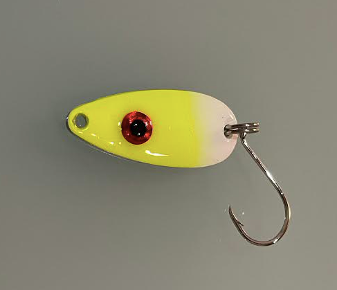 News Rainbow 21G/6.2cm Fishing Lure Spoon Anti-hanging Bottom Hook with  Feather Fishing Bait Spoon Hard Lures Metal Lures